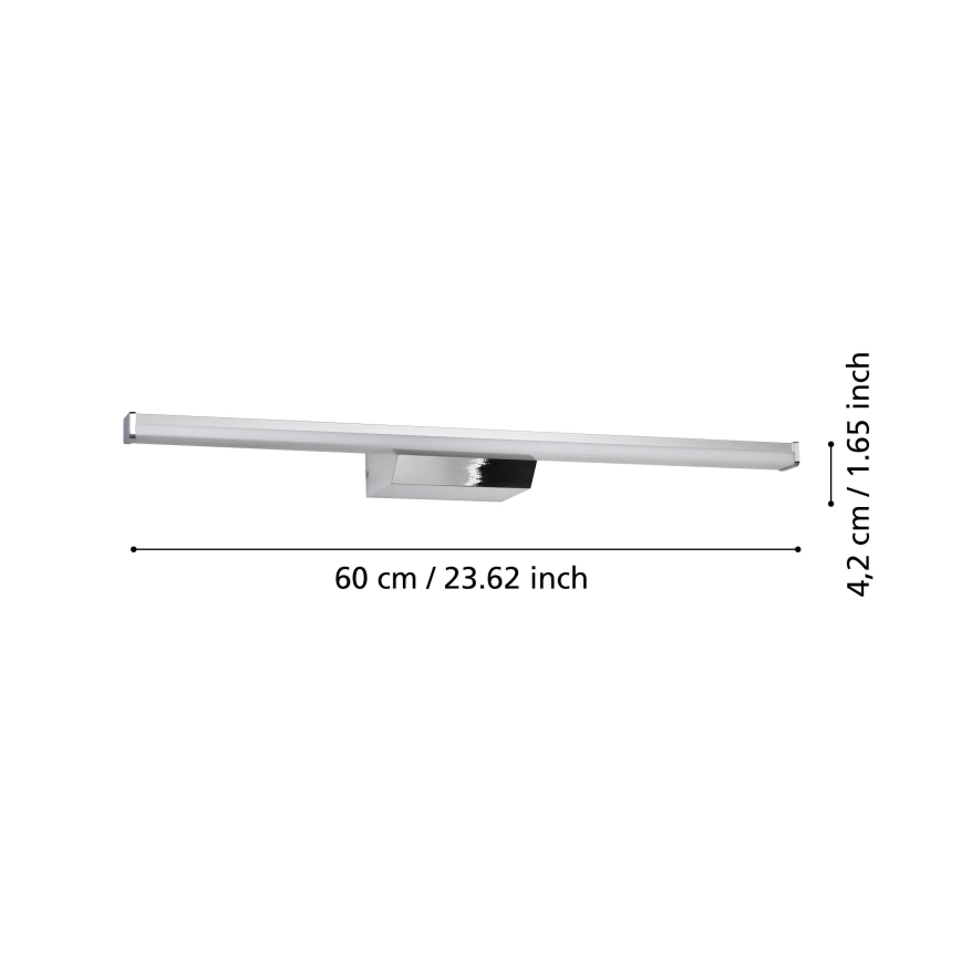 Eglo - Dimmbare LED-RGBW-Spiegelbeleuchtung für Badezimmer LED/12W/230V 2700-6500K IP44 matt Chrom