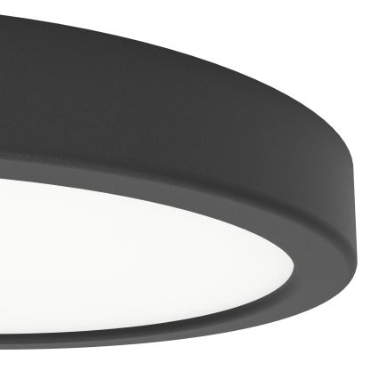 Eglo - LED-Deckenleuchte FUEVA LED/11,5W/230V 2700/4000/6500K Ø 21,1 cm schwarz