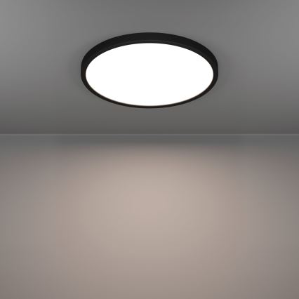 Eglo - LED Deckenleuchte LED/17W/230V 2700/4000/6500K Ø 38,9 cm schwarz