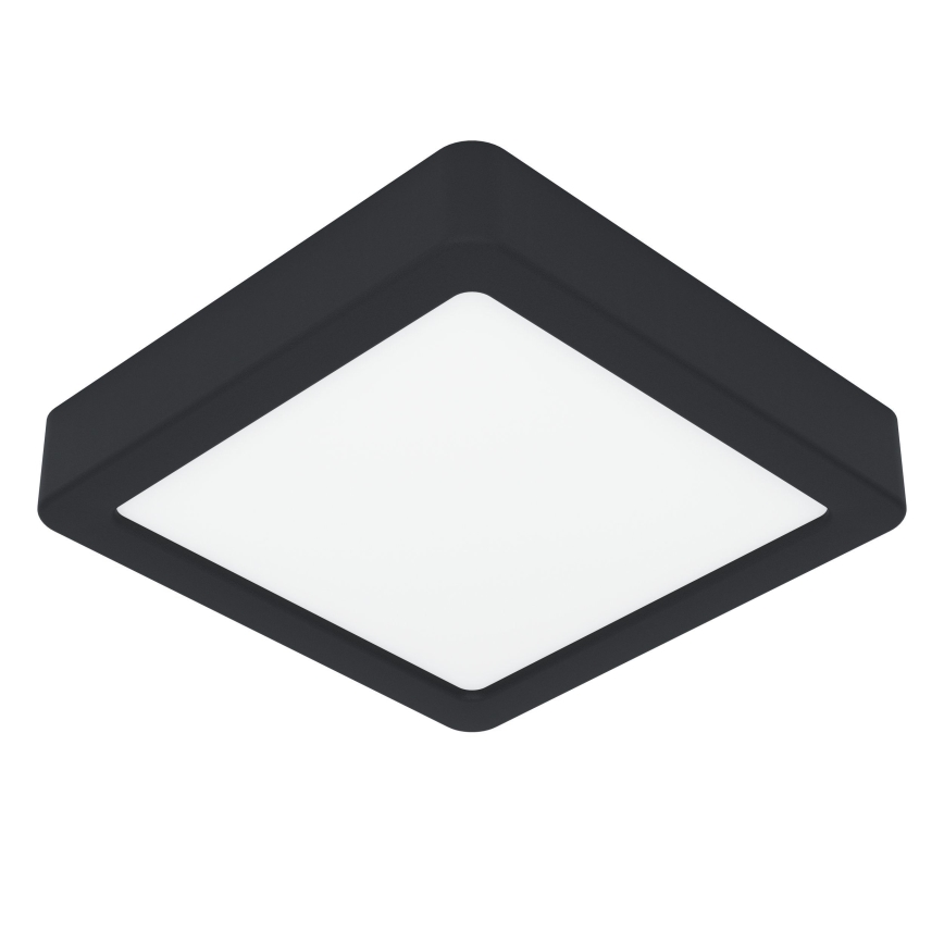 Eglo - LED-Deckenleuchte LED/7W/230V 2700/4000/6500K 15x15cm schwarz