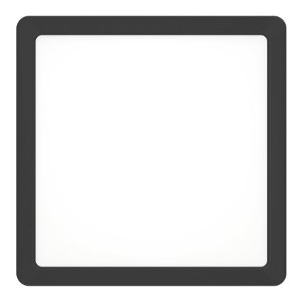 Eglo - LED-Deckenleuchte LED/10,5W/230V 2700/4000/6500K 22x22cm schwarz