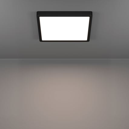 Eglo - LED Deckenleuchte LED/13W/230V 2700/4000/6500K 29x29cm schwarz