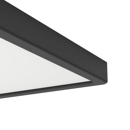 Eglo - LED-Deckenleuchte LED/17,5W/230V 2700/4000/6500K 39x39 cm schwarz