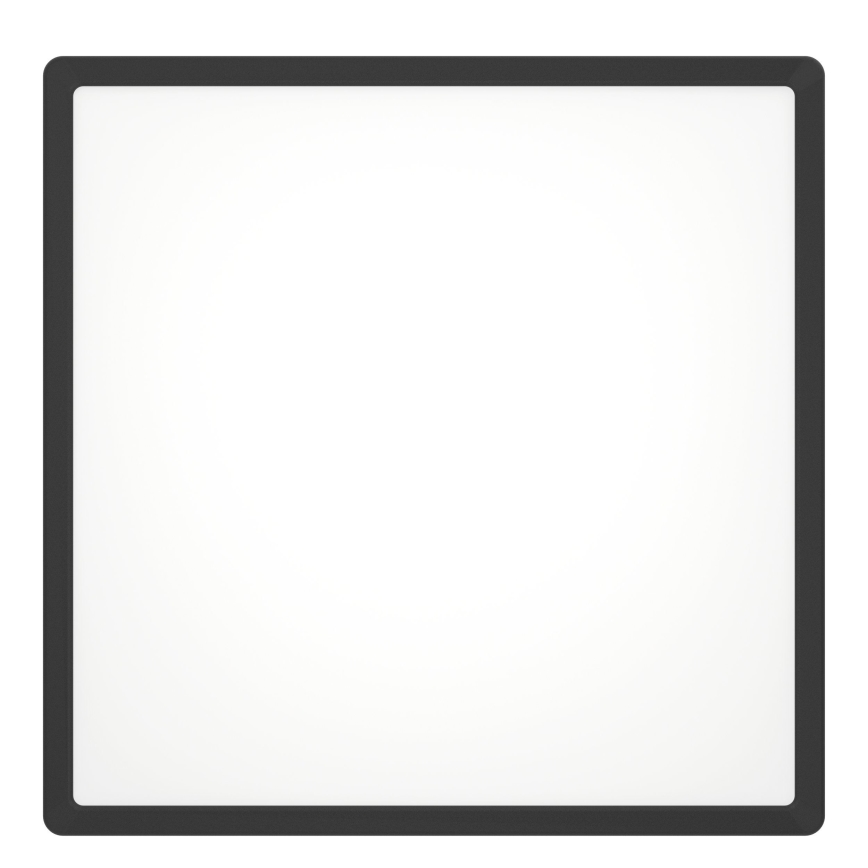 Eglo - LED-Deckenleuchte LED/17,5W/230V 2700/4000/6500K 39x39 cm schwarz