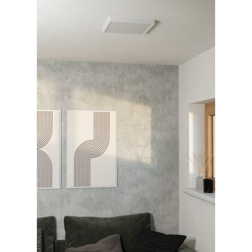Eglo - LED-Deckenleuchte LED/13W/230V 2700/4000/6500K 29x29 cm weiß