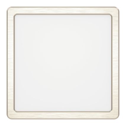 Eglo - LED Deckenleuchte LED/10,5W/230V 2700/4000/6500K 22x22 cm matt-chrom