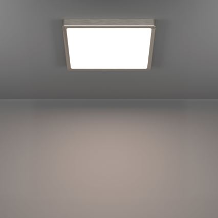 Eglo - LED-Deckenleuchte LED/13W/230V 2700/4000/6500K 29x29 cm mattchrom