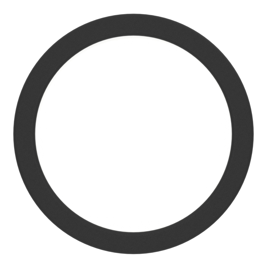 Eglo - LED-Deckenleuchte für Badezimmer, LED/7,5 W/230 V, Ø 16,6 cm, IP44, schwarz