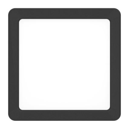 Eglo - LED-Badezimmer-Deckenleuchte LED/7W/230V 2700/4000/6500K 15x15 cm IP44 schwarz