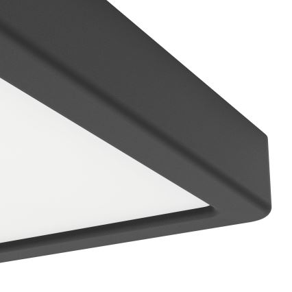 Eglo - LED-Badezimmer-Deckenleuchte LED/7W/230V 2700/4000/6500K 15x15 cm IP44 schwarz