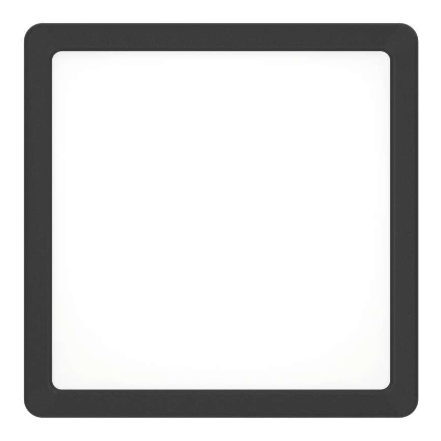 Eglo - LED Badezimmer-Deckenleuchte LED/10,5W/230V 22x22 cm IP44 schwarz