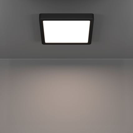 Eglo - LED Badezimmer-Deckenleuchte LED/10,5W/230V 22x22 cm IP44 schwarz