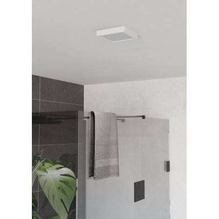 Eglo - LED-Deckenleuchte für Badezimmer LED/7W/230V 2700/4000/6500K 15x15 cm IP44 weiß