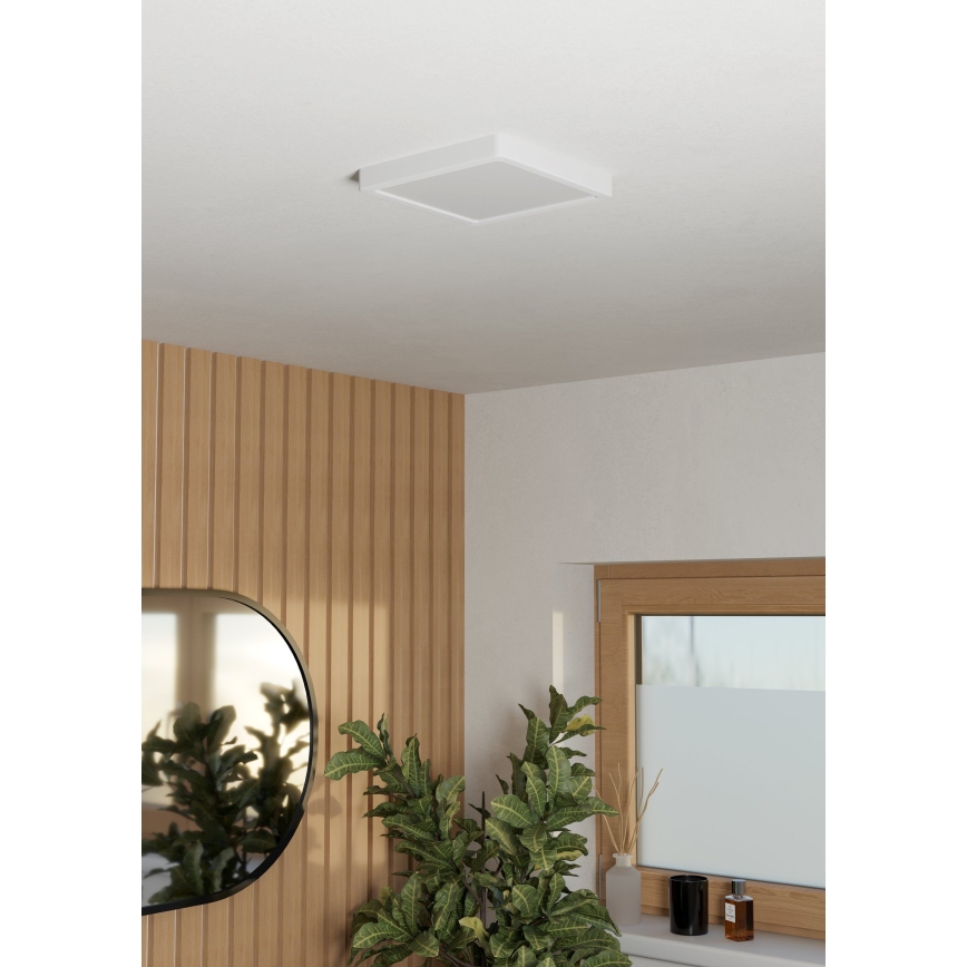 Eglo - LED-Bad-Deckenleuchte LED/10,5W/230V 2700/4000/6500K 22x22 cm IP44 weiß