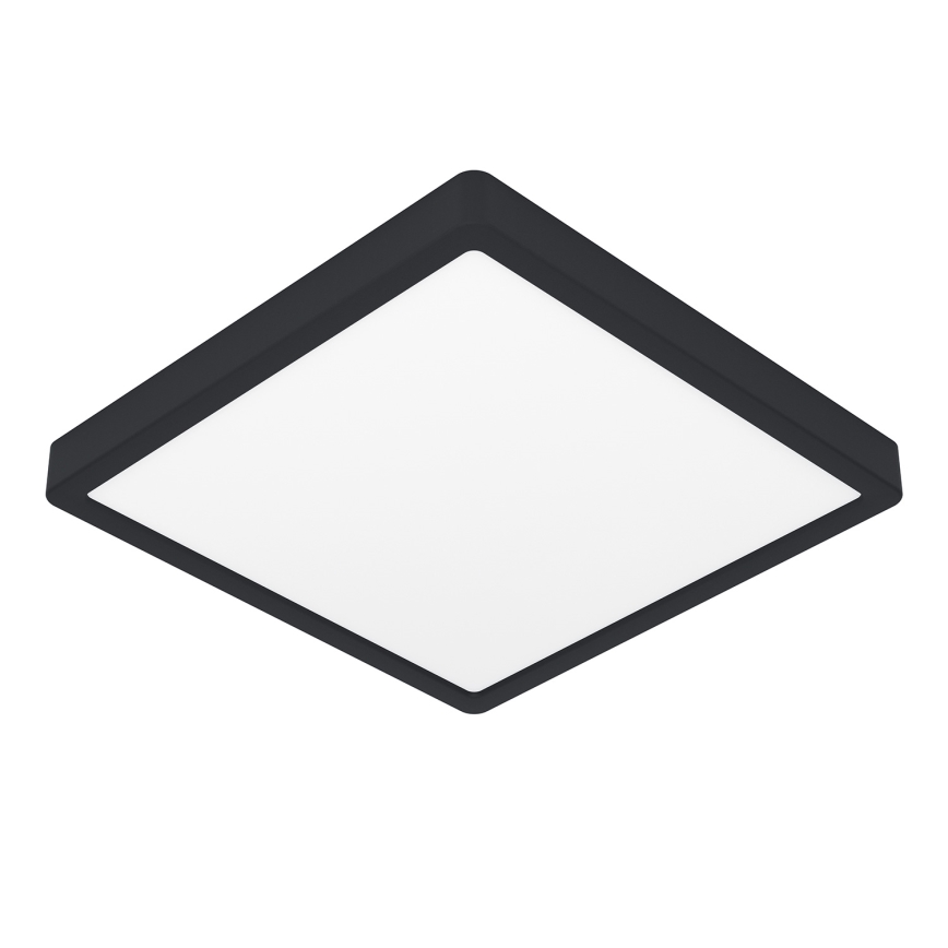 Eglo - LED RGBW, dimmbare Badezimmer-Deckenleuchte LED/13,5W/230V 2700-6500K 29,5x29,5 cm IP44 schwarz