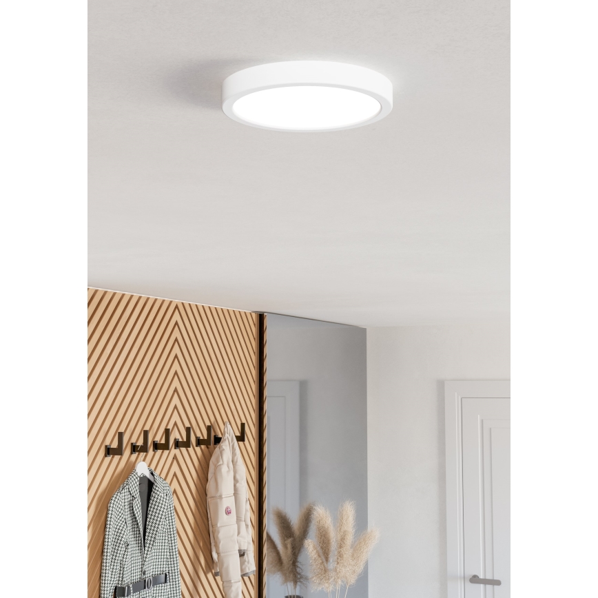 Eglo - LED RGBW dimmbare Badezimmer-Deckenleuchte LED/11,2W/230V 2700-6500K Ø 21,1 cm IP44 weiß