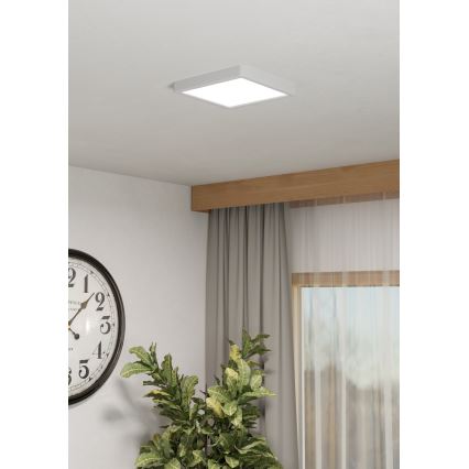 Eglo - LED RGBW dimmbare Badezimmer-Deckenleuchte LED/10,5W/230V 2700-6500K 22x22 cm IP44 weiß