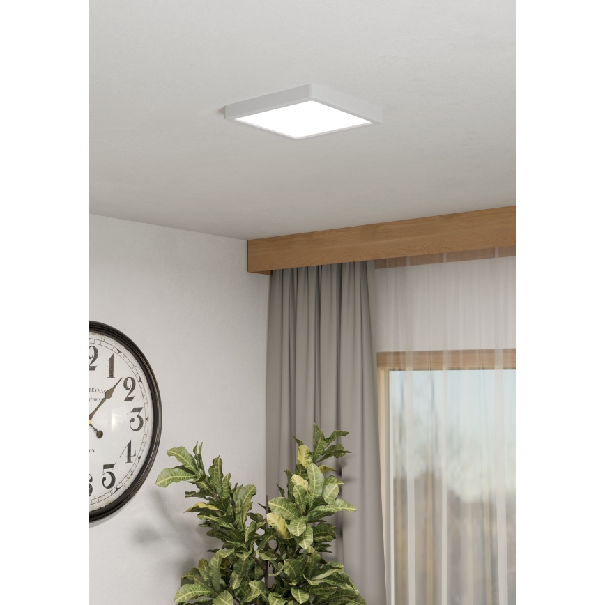 Eglo - LED RGBW dimmbare Badezimmer-Deckenleuchte LED/10,5W/230V 2700-6500K 22x22 cm IP44 weiß