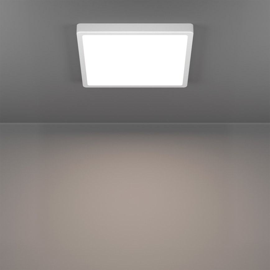 Eglo - LED RGBW, dimmbar, Badezimmer-Deckenleuchte LED/13,5W/230V 2700-6500K 29,5x29,5 cm IP44 weiß