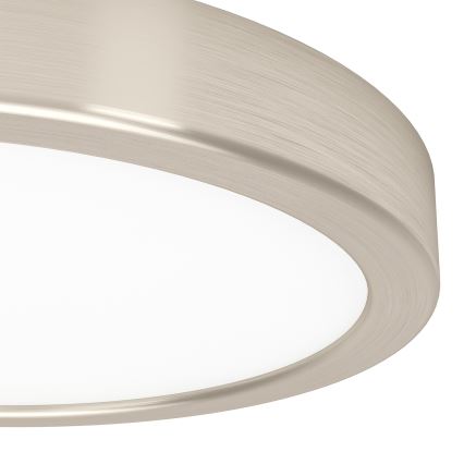 Eglo - LED RGBW dimmbare Badezimmer-Deckenleuchte LED/11,2W/230V 2700-6500K Ø 21,1 cm IP44 mattchrom