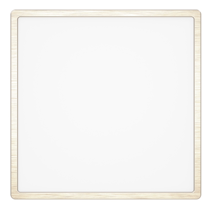 Eglo - LED RGBW Badezimmer-Deckenleuchte, dimmbar, LED/13,5W/230V 2700-6500K 29,5x29,5 cm IP44 mattchrom