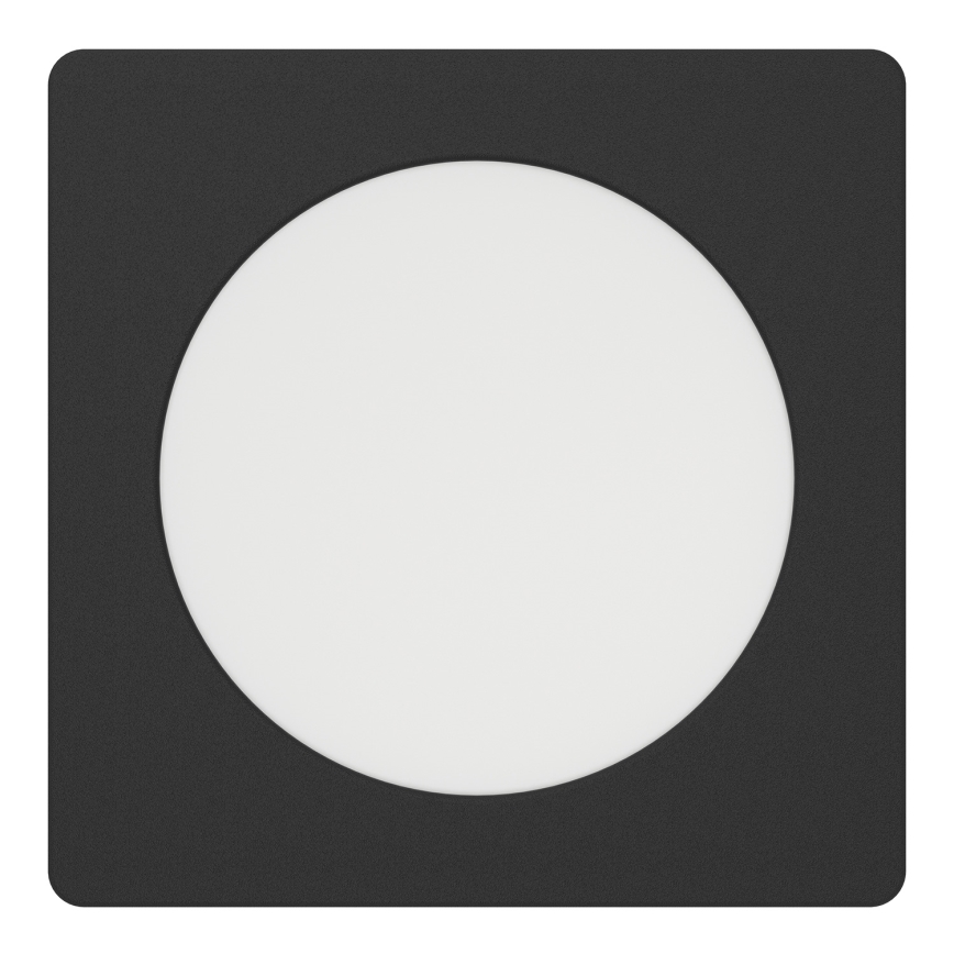 Eglo - LED Einbauleuchte LED/6,3W/230V 2700/4000/6500K 11,9x11,9 cm schwarz