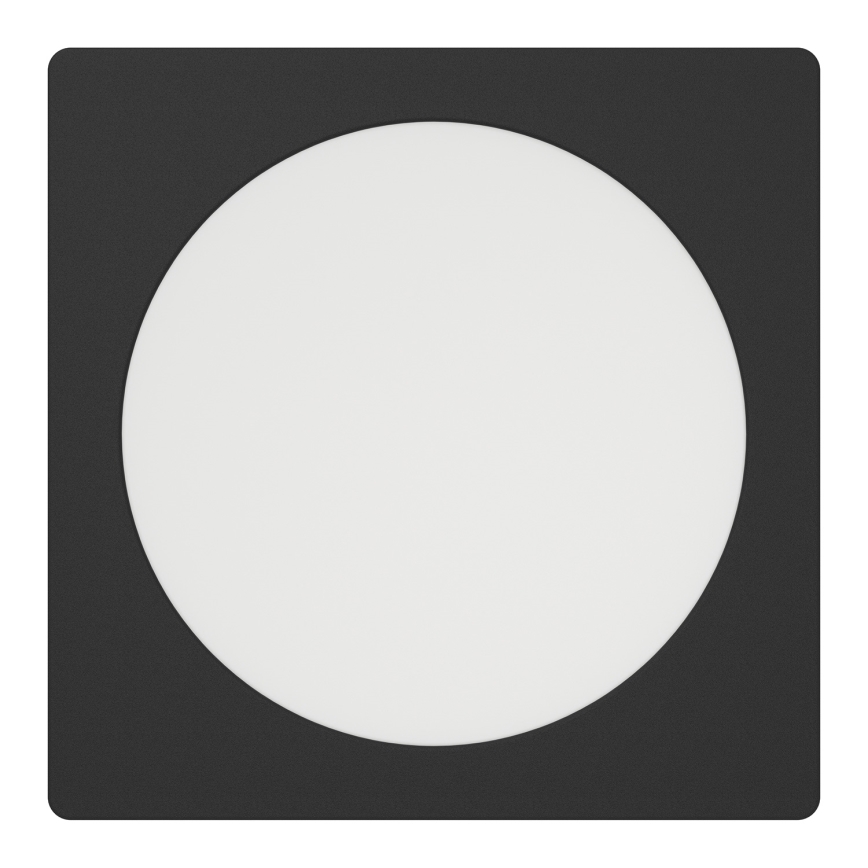 Eglo - LED-Einbauleuchte LED/10,5 W/230 V 2700/4000/6500 K 16,6 x 16,6 cm schwarz