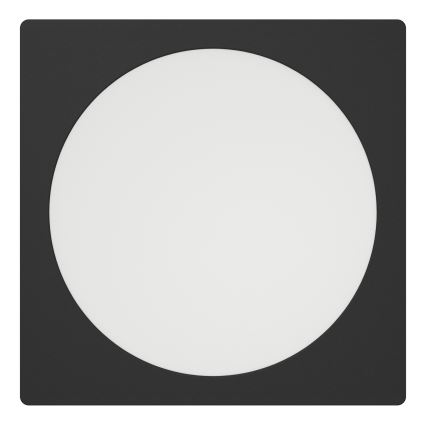 Eglo - LED Einbauleuchte LED/18,5W/230V 2700/4000/6500K 21,6x21,6 cm schwarz