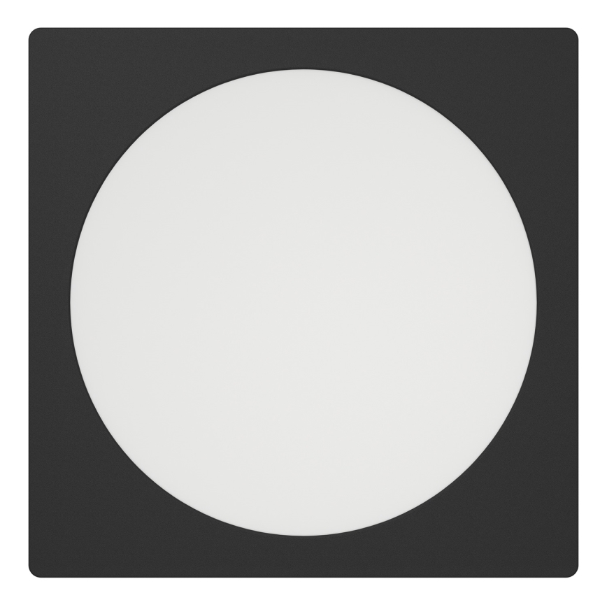 Eglo - LED Einbauleuchte LED/18,5W/230V 2700/4000/6500K 21,6x21,6 cm schwarz