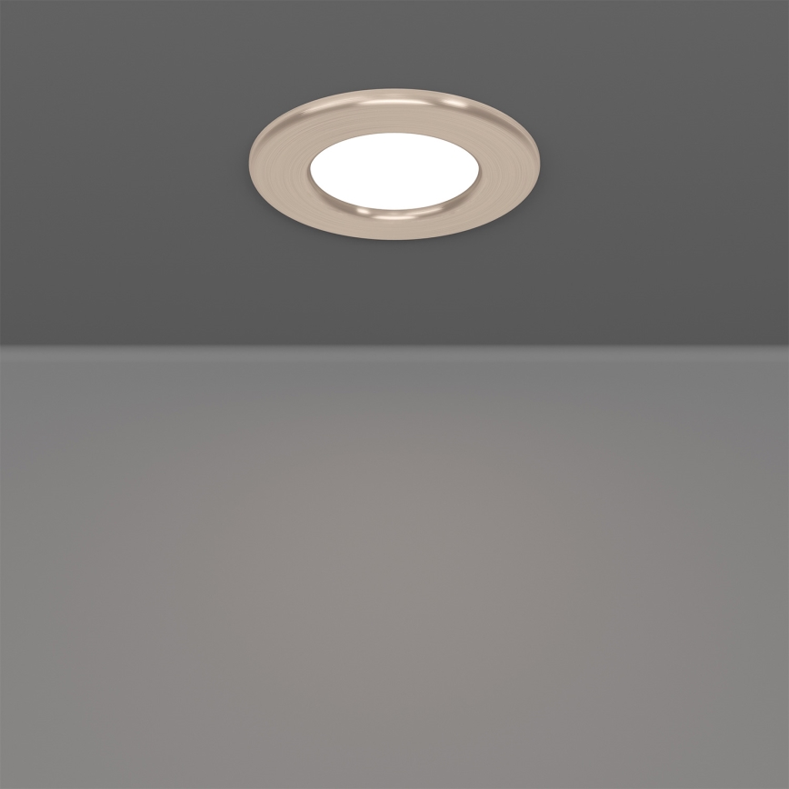 Eglo - 3er-Set LED-Einbauleuchten LED/3,7W/230V 2700/4000/6500K Ø 8,8 cm mattchrom