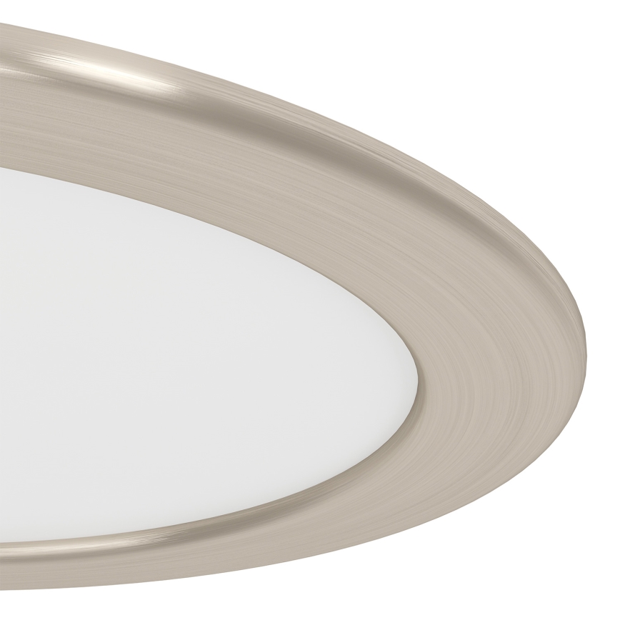Eglo - LED-Einbauleuchte LED/10,5W/230V 2700/4000/6500K Ø 16,8 cm matt-chrom