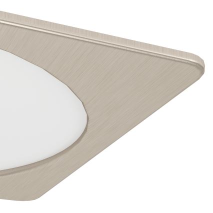 Eglo - LED-Einbauleuchte LED/18,5W/230V 2700/4000/6500K 21,6x21,6 cm mattchrom