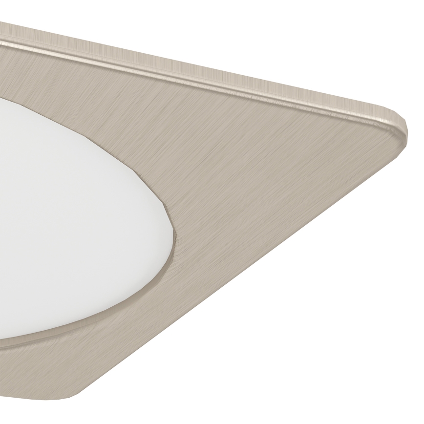 Eglo - LED-Einbauleuchte LED/18,5W/230V 2700/4000/6500K 21,6x21,6 cm mattchrom