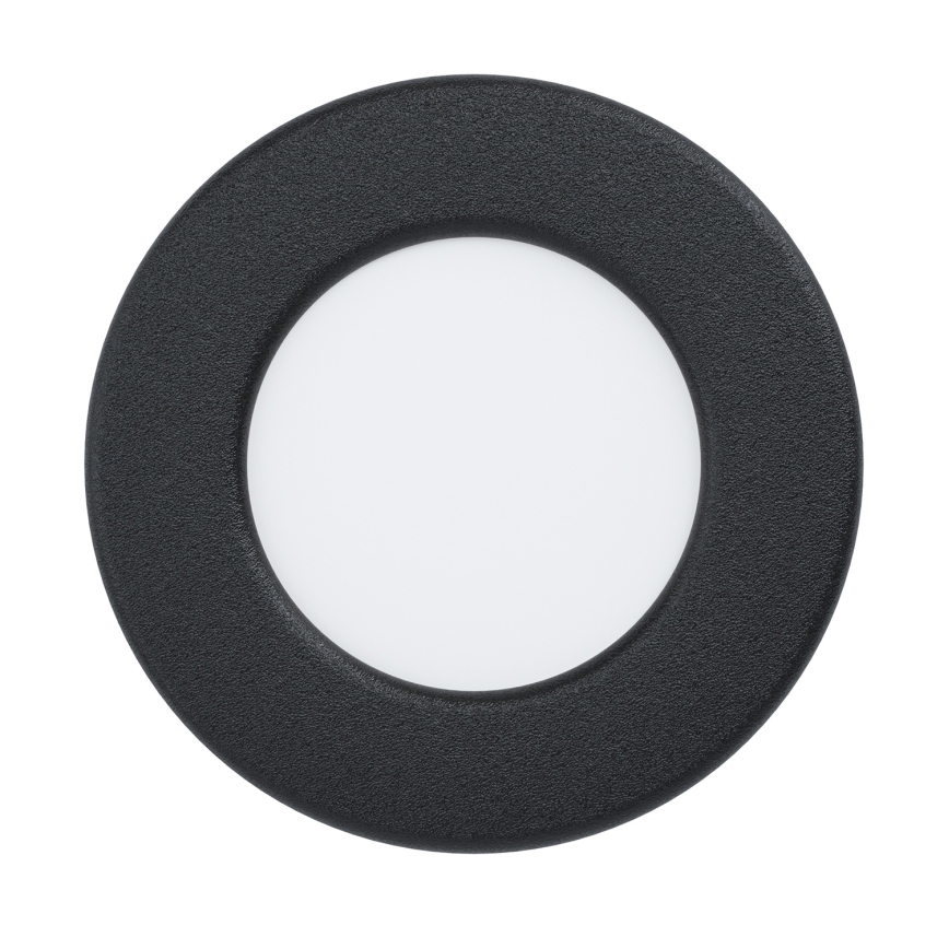 Eglo - LED-Badezimmer-Einbauleuchte LED/3,7W/230V 2700/4000/6500K Ø 8,8 cm IP44 schwarz