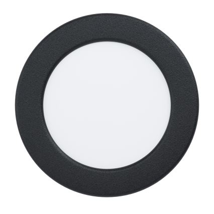 Eglo - LED-Badezimmer-Einbauleuchte LED/6,3W/230V 2700/4000/6500K Ø 11,9 cm IP44 schwarz