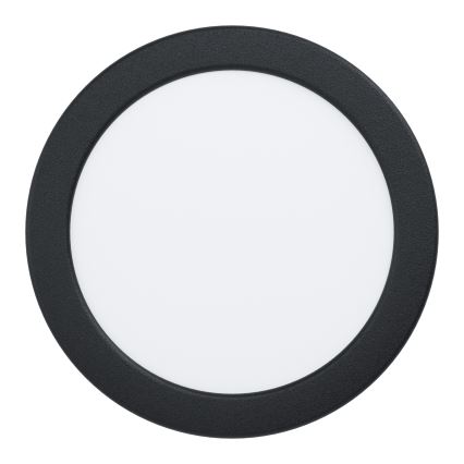 Eglo - LED Badezimmer-Einbauleuchte LED/10,5W/230V 2700/4000/6500K Ø 16,8 cm IP44 schwarz