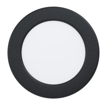Eglo - LED RGBW dimmbare Badezimmer-Einbauleuchte LED/5W/230V 2700-6500K Ø 12 cm IP44 schwarz