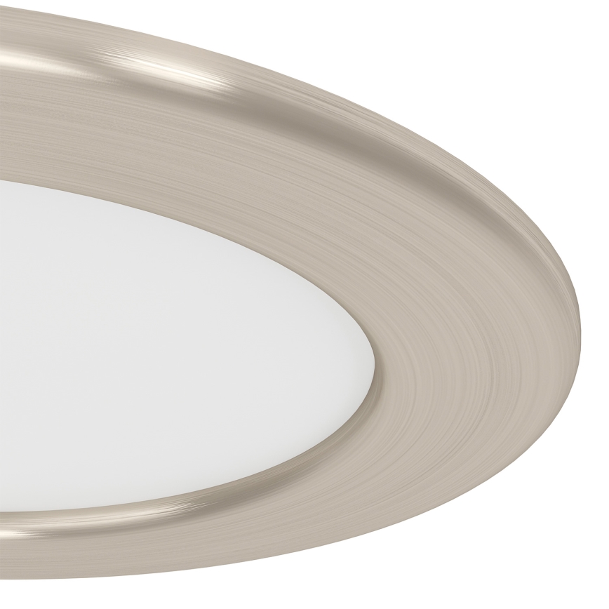 Eglo - LED RGBW dimmbare Badezimmer-Einbauleuchte LED/5W/230V 2700-6500K Ø 12 cm IP44 mattchrom