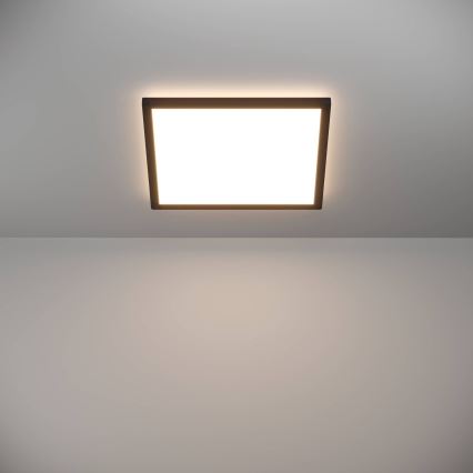 Eglo - LED-Deckenleuchte für den Outdoor-Bereich LED/17,6W/230V 2700/4000/6500K 39x39 cm IP44 schwarz