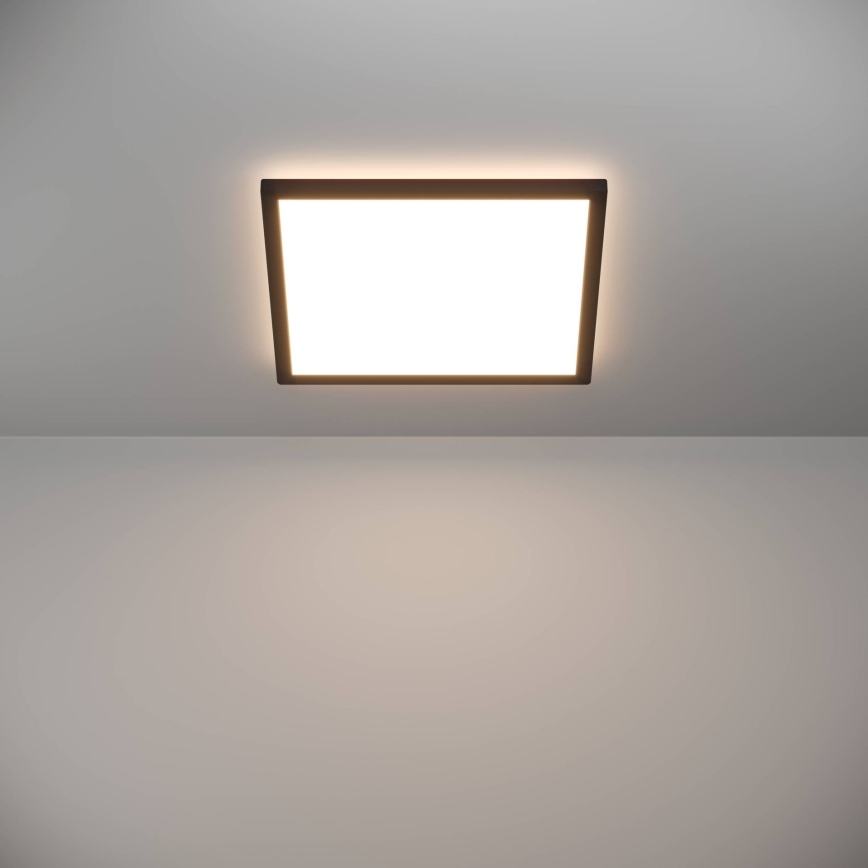 Eglo - LED-Deckenleuchte für den Outdoor-Bereich LED/17,6W/230V 2700/4000/6500K 39x39 cm IP44 schwarz