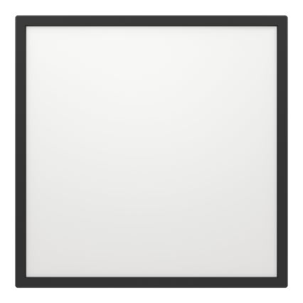 Eglo 901457 - Dimmbare LED-Outdoor-Deckenleuchte LED/17W/230V 2700-6500K 50x50 cm IP44 schwarz + Fernbedienung