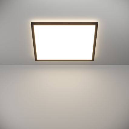 Eglo 901457 - Dimmbare LED-Outdoor-Deckenleuchte LED/17W/230V 2700-6500K 50x50 cm IP44 schwarz + Fernbedienung