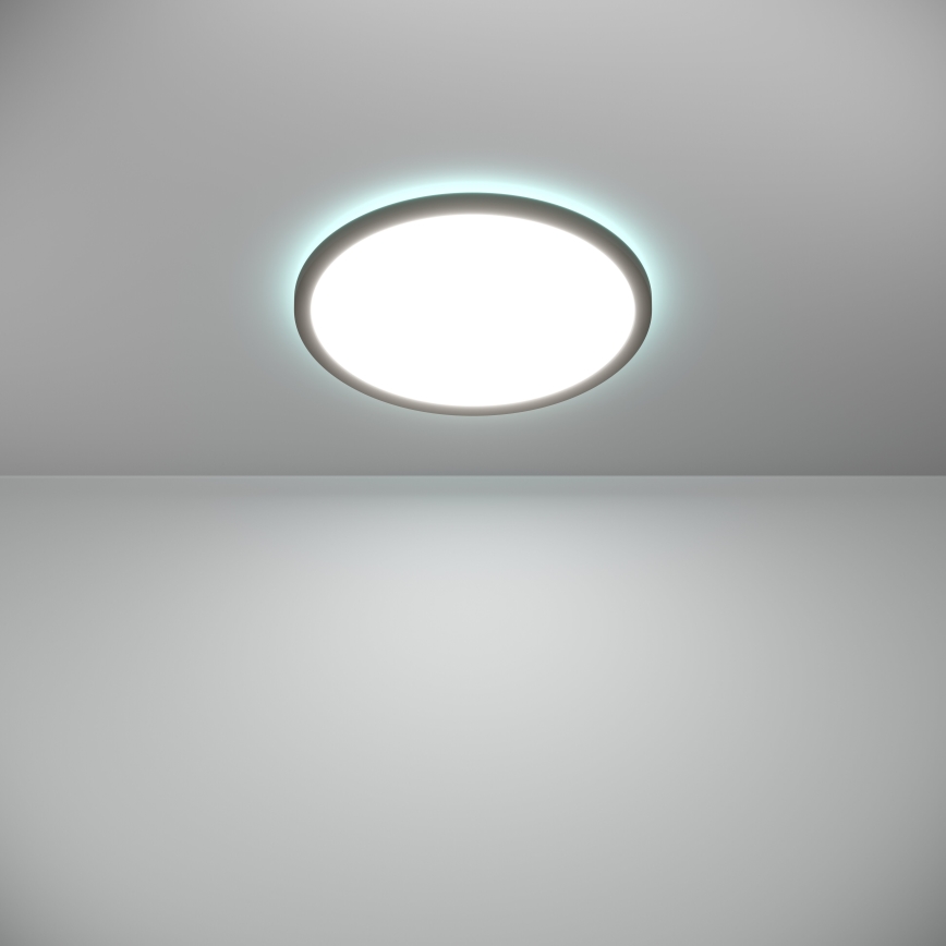 Eglo - Dimmbare LED-RGBW-Outdoor-Deckenleuchte LED/18,5W/230V 2700-6500K d 38,9cm IP44 schwarz ZigBee