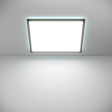 Eglo - Dimmbare LED-RGBW-Deckenleuchte für Badezimmer LED/17W/230V 2700-6500K 50x50cm IP44 schwarz ZigBee