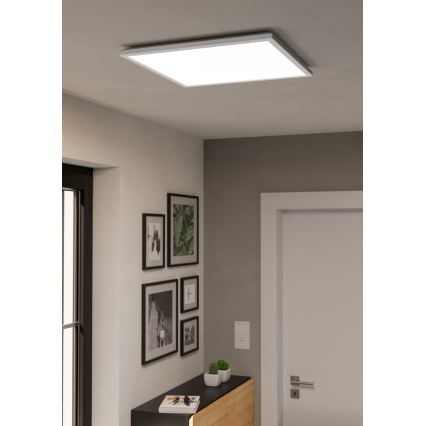 Eglo - Dimmbare LED-RGBW-Deckenleuchte für Badezimmer LED/17W/230V 2700-6500K 50x50 cm IP44 weiß ZigBee
