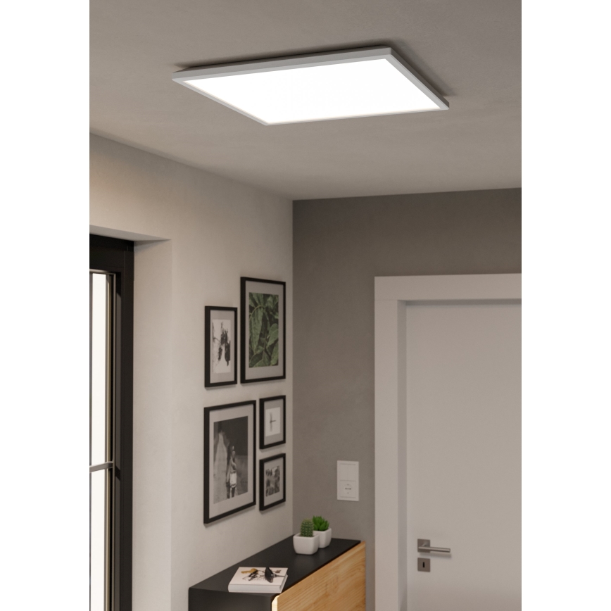 Eglo - Dimmbare LED-RGBW-Deckenleuchte für Badezimmer LED/17W/230V 2700-6500K 50x50 cm IP44 weiß ZigBee