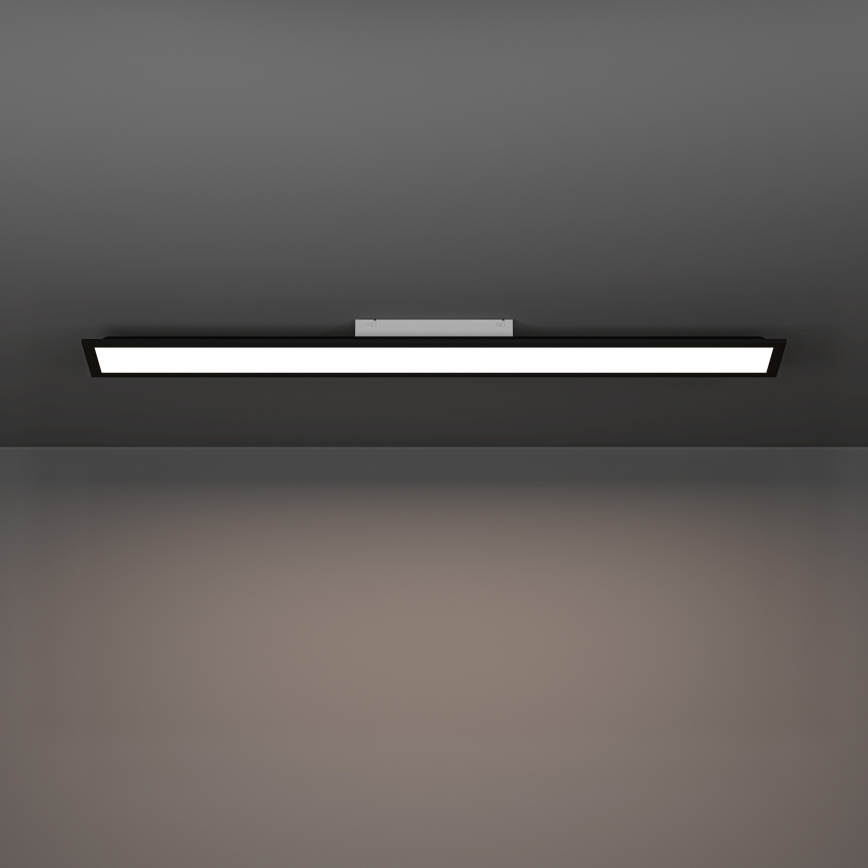 Eglo - LED-Aufbaupanel LED/28W/230V 2700/4000/6500K 120x15 cm schwarz