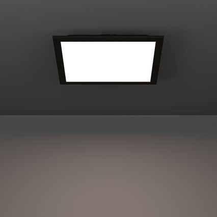 Eglo - LED RGBW dimmbare Deckenleuchte LED/14W/230V 2700-6500K 30x30 cm schwarz