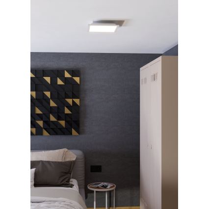 Eglo - LED RGBW dimmbare Deckenleuchte LED/14W/230V 2700-6500K 30x30 cm weiß