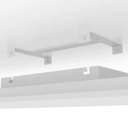 Eglo - LED RGBW dimmbares Aufbaupanel LED/34W/230V 2700-6500K 120x30 cm weiß